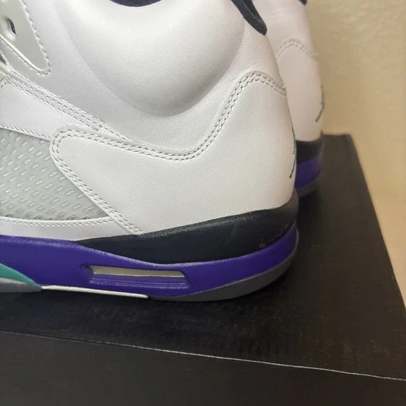 2013 Nike Air Jordan 5 Retro Grape 138027-108 Men's Size 12